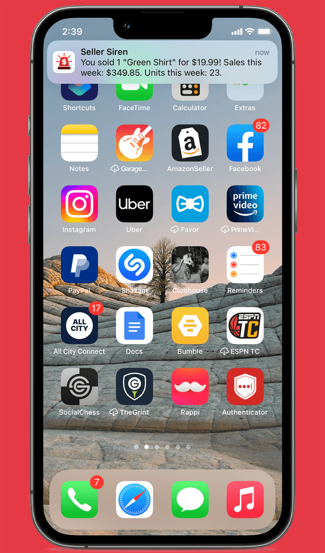 Instant Sales Push Notifications